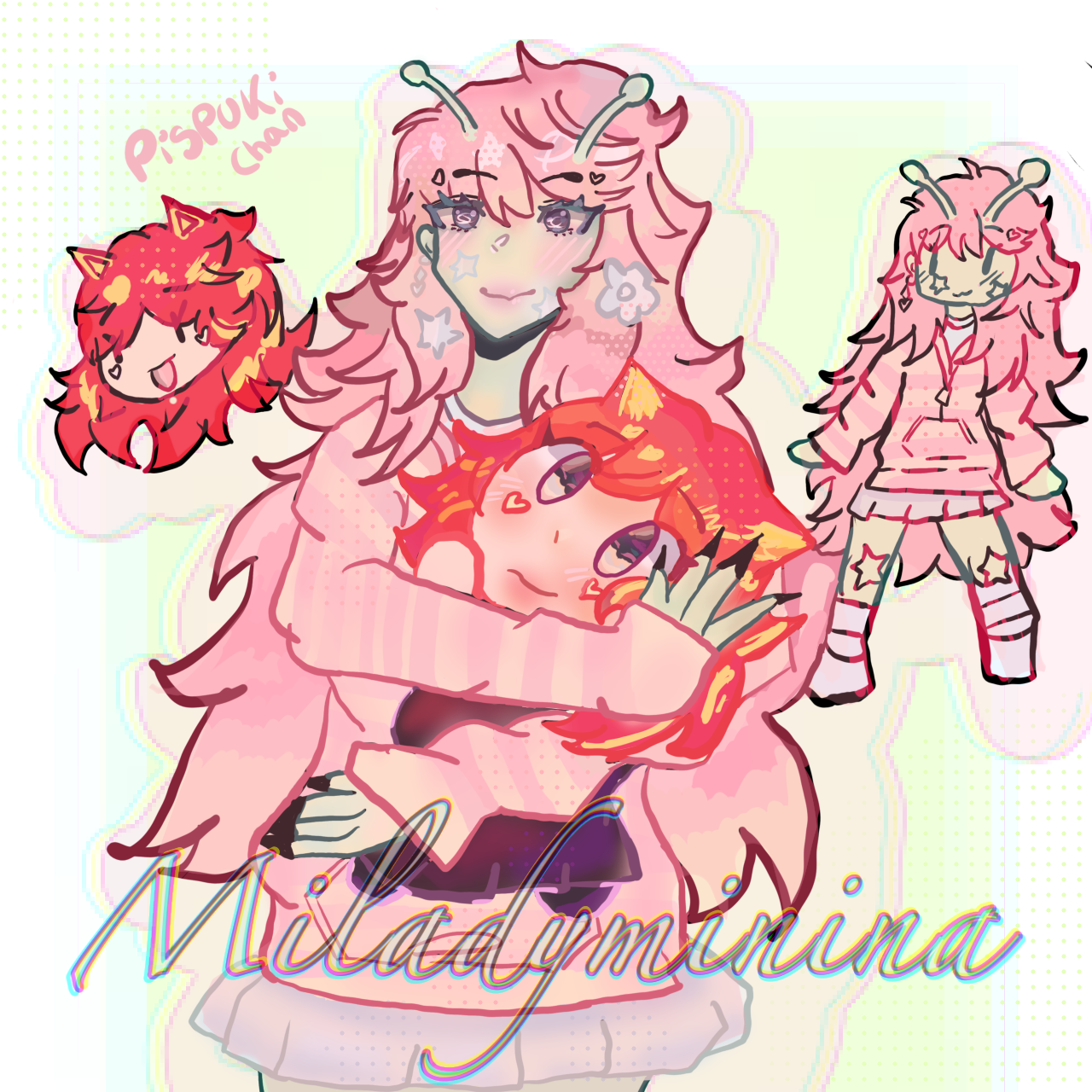 Selene y pispuki chan ️ 🌷💗 - ibisPaint