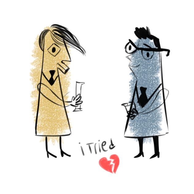 I tried to draw the little science johns