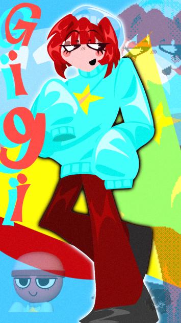 Gigi as Human + Lasso fill practice