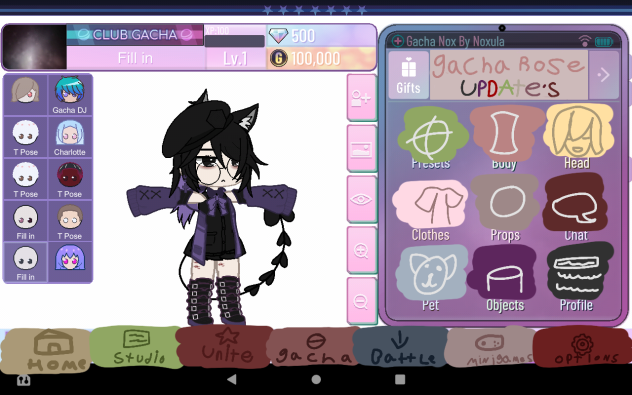 the mod screen