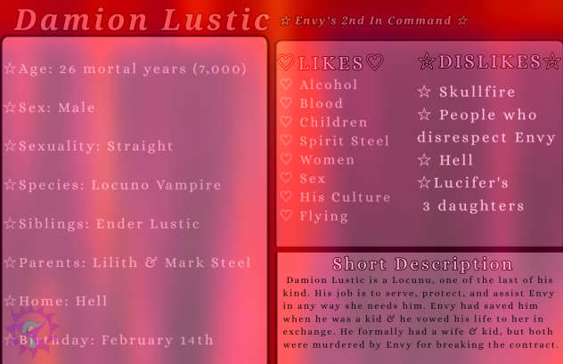 Damion's info