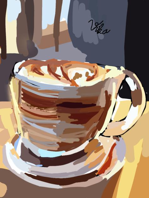 I like cofe Do you like cofe🤔