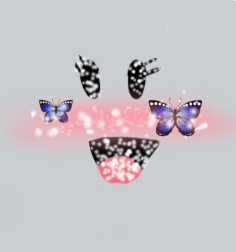 Making roblox face be like - ibisPaint