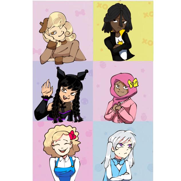 SANRIO CHARACTERS IN MY STYLE OuO