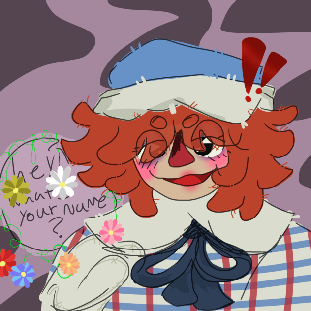 Raggedy Andy says hai