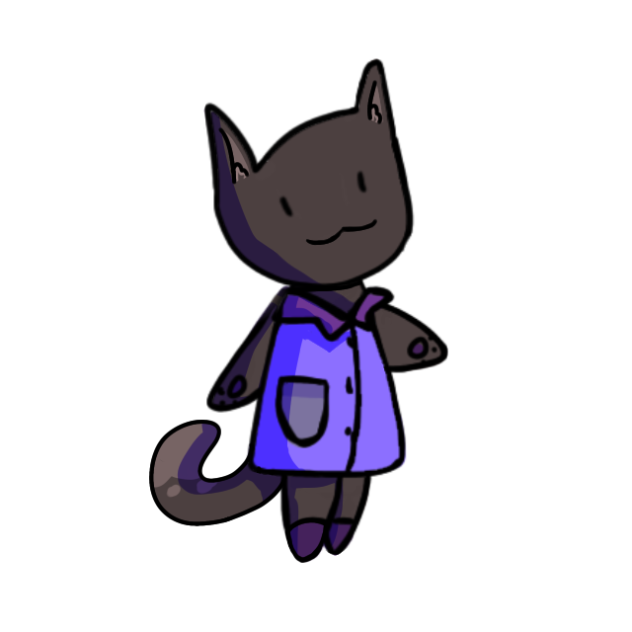 Cat in the breeze