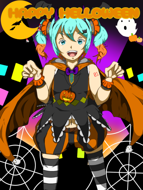 ハロウィンミクさん