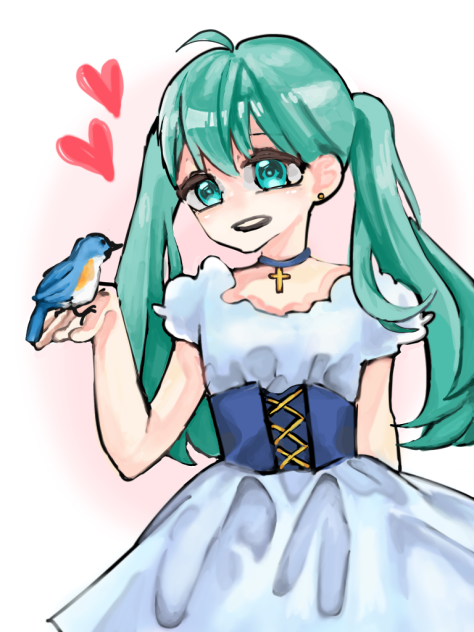 未来と小鳥
