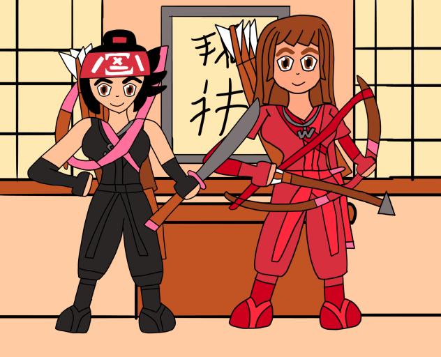 Wendy And Suzume Become Ninja Warrior.