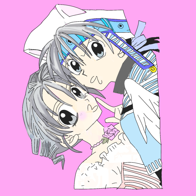 루나랑 타토가 뽀뽀하기 전