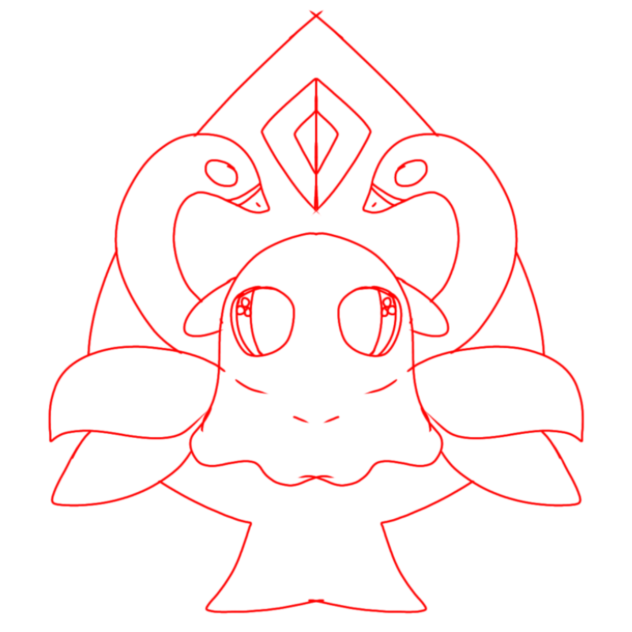 A crest for a colour of 8-bit god