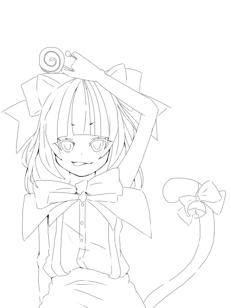 線画ぬっってくださいヒィ