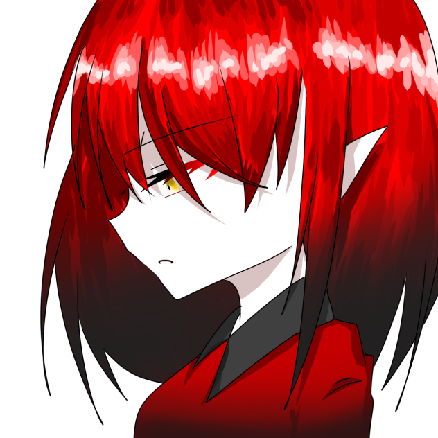 オリジナルau＿キャラ(横顔)