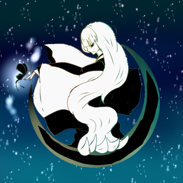 線画ぬってみた