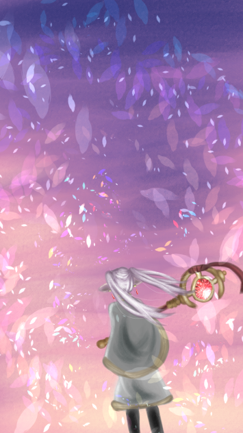 “花を咲かせる魔法”