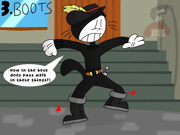 Inktober 2024 day 3. Boots