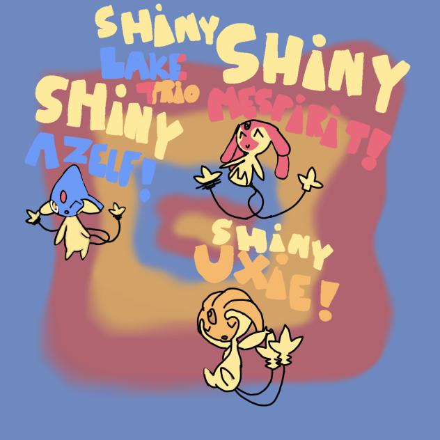 Shiny Lake Trio!