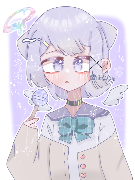 蒼色。