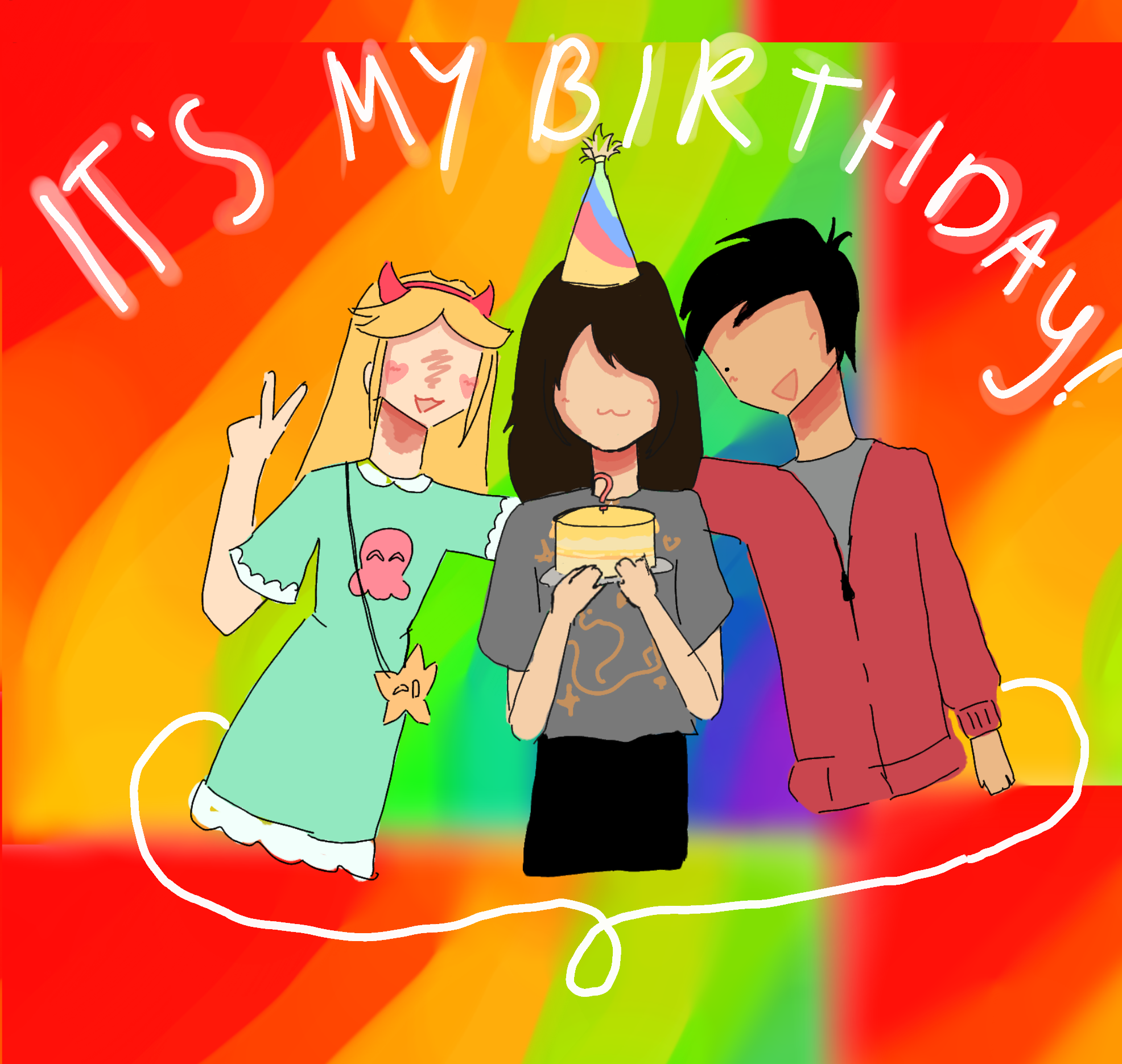 ITS MY BIRTHDAY!!( it was yesterday) - ibisPaint