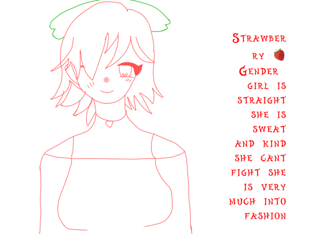 Strawberry new fruit for new comic
