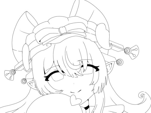 夢見月瑞希線画