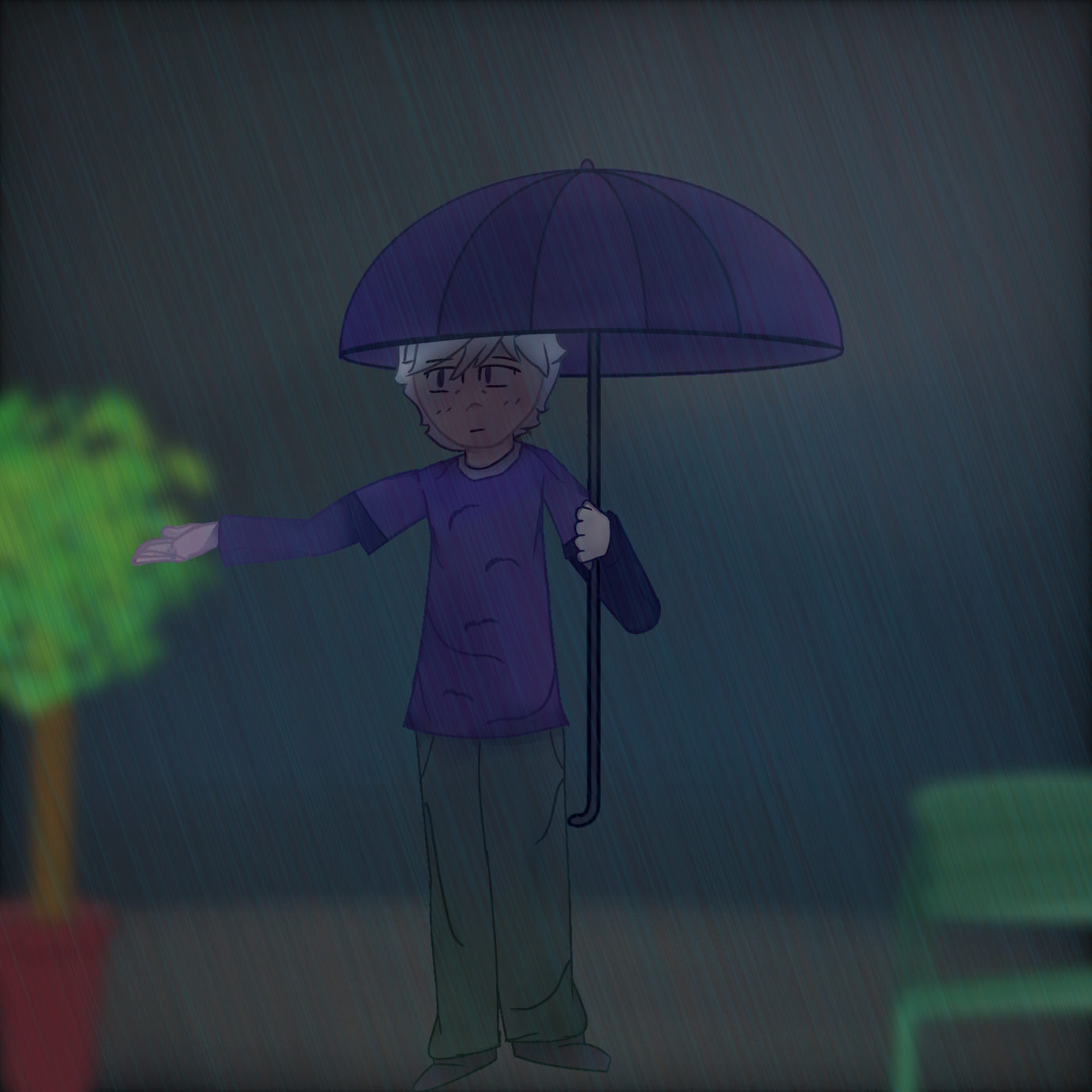 Do you like the rain - ibisPaint