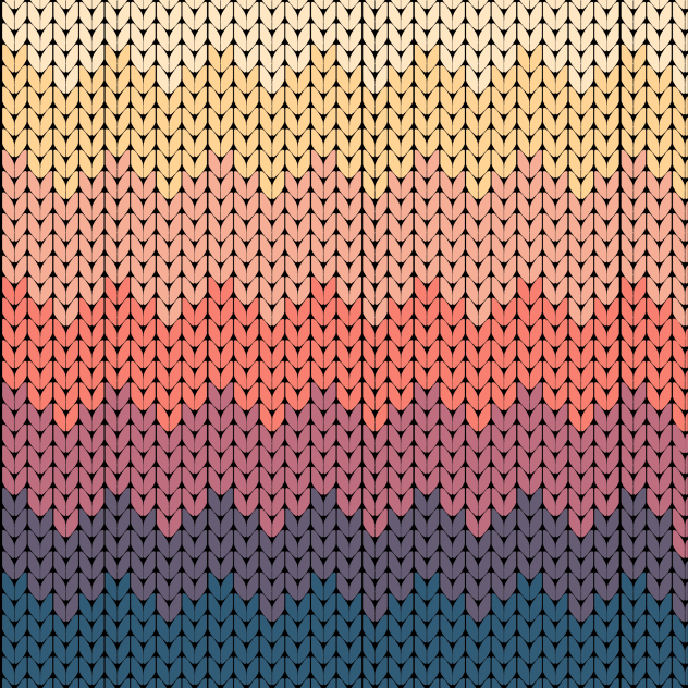 Knitted Colorful Pattern