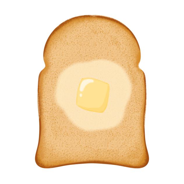 バターたっぷりのトースト