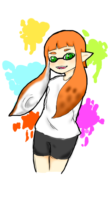 イカちゃん(splatoon・スプラトゥーン) - ibisPaint