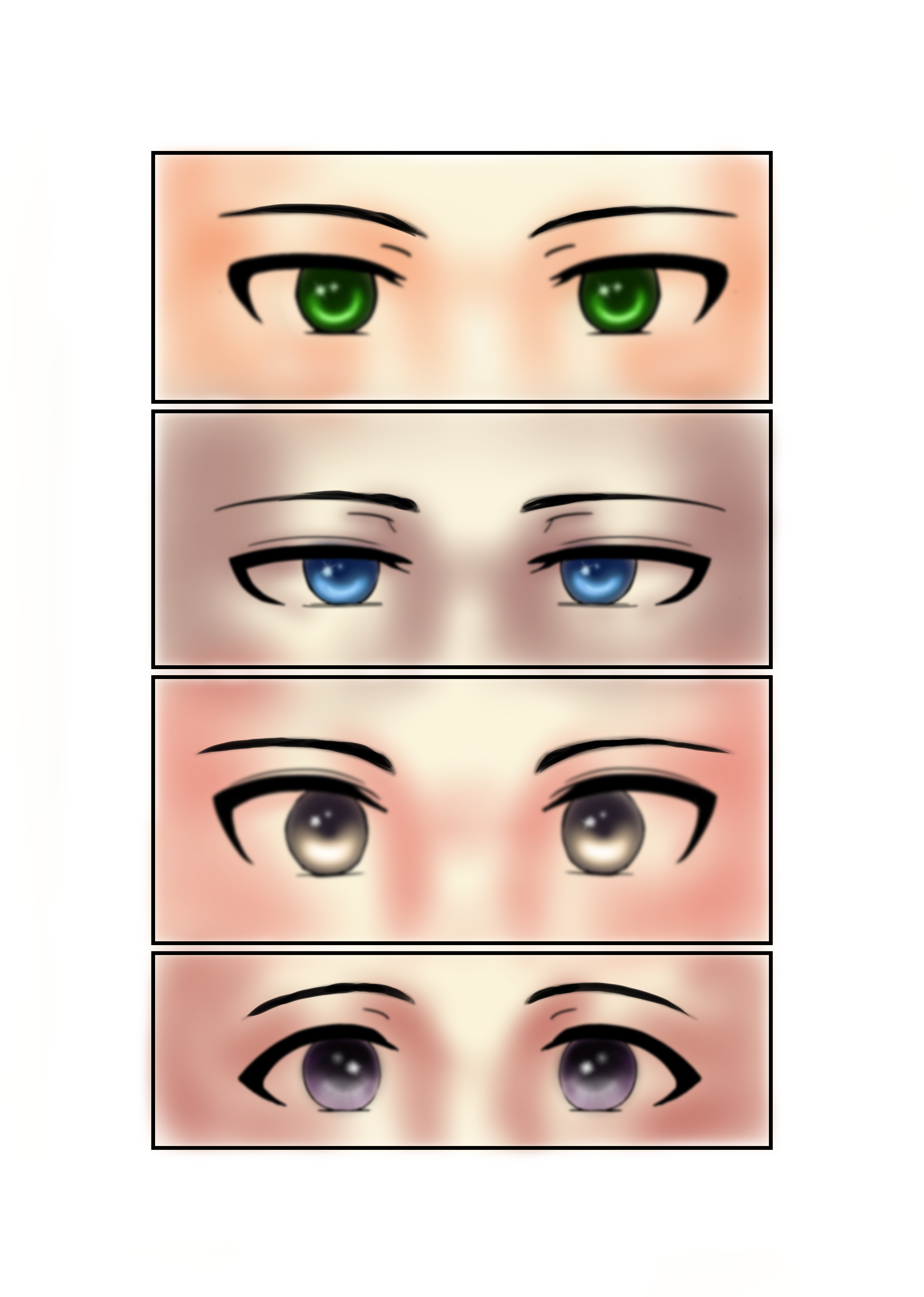 How i paint a different eyes - ibisPaint