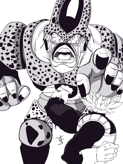 Semi Perfect Cell #dbredraw attempt.