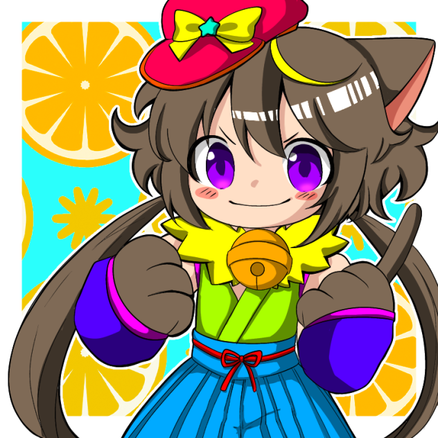 うさねこさんの塗り絵