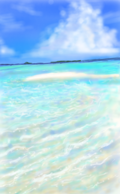 いつかの風景④　真昼の海