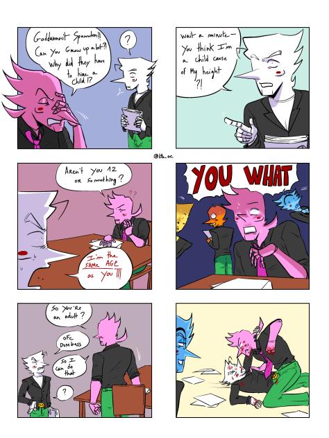 Spamton and the Addisons Comic