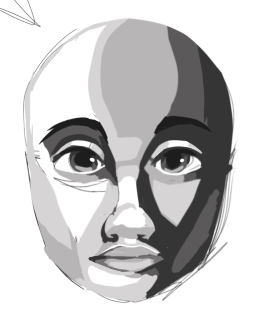 Practicing face planes and lighting