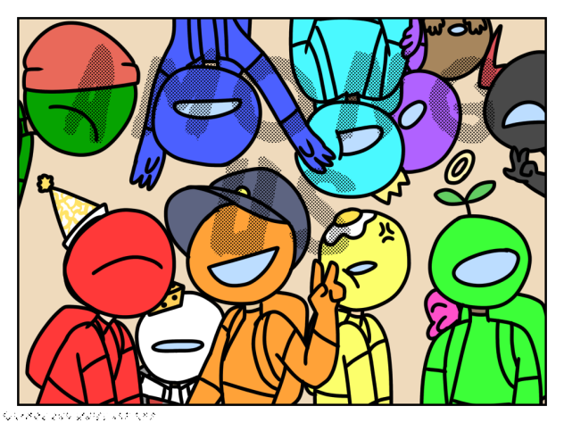 Amogus comic i’m doing