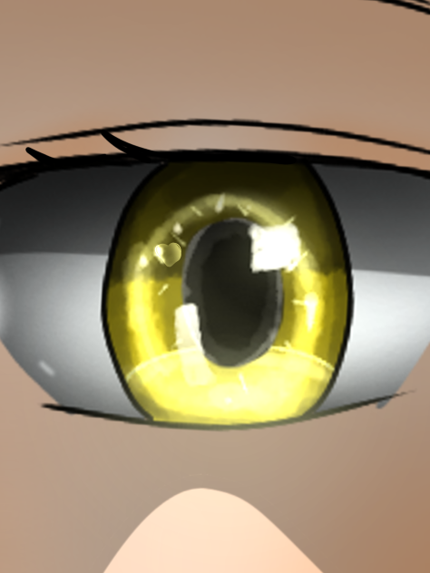 The anime girl eye