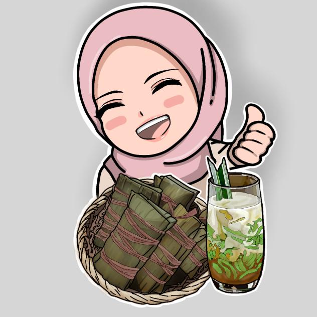 Food stalls memori daun pisang
