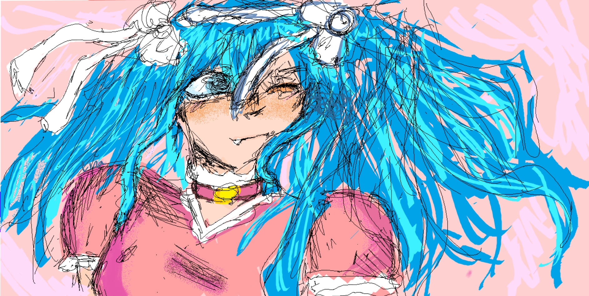 I drew this on another app - ibisPaint