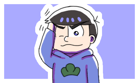 髪かきあげカラ松