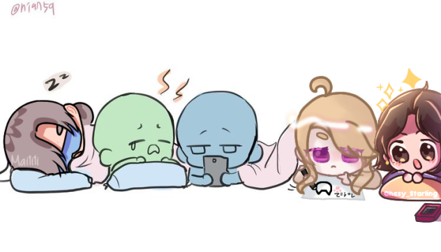Chibi Sleeping Collab