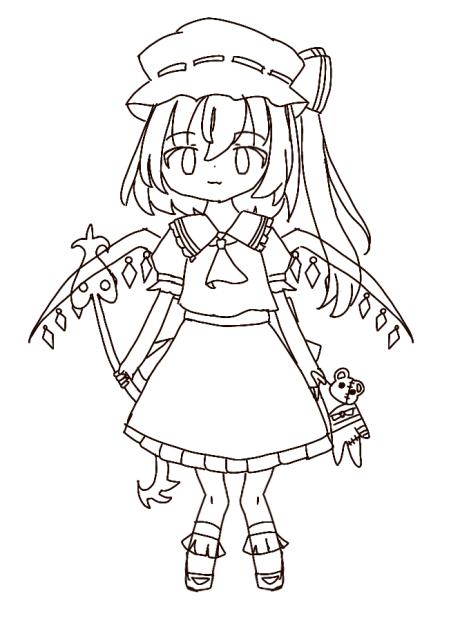 フラン・ドール・スカーレット（塗り絵）