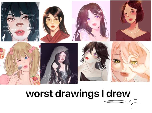worst drawings i drew!! p2