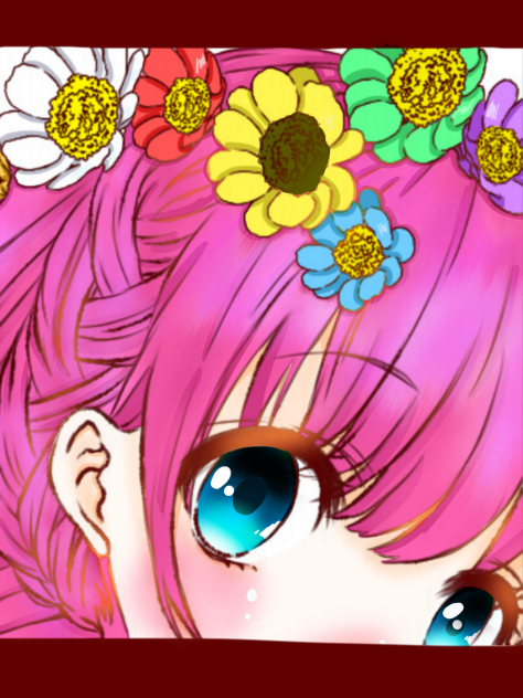 着色女の子