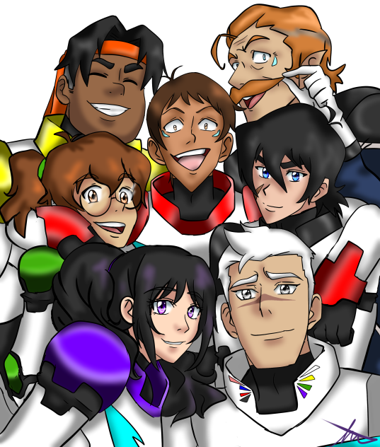 Voltron group photo