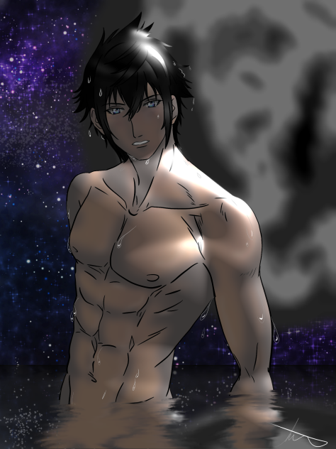 Bathing in moonlight