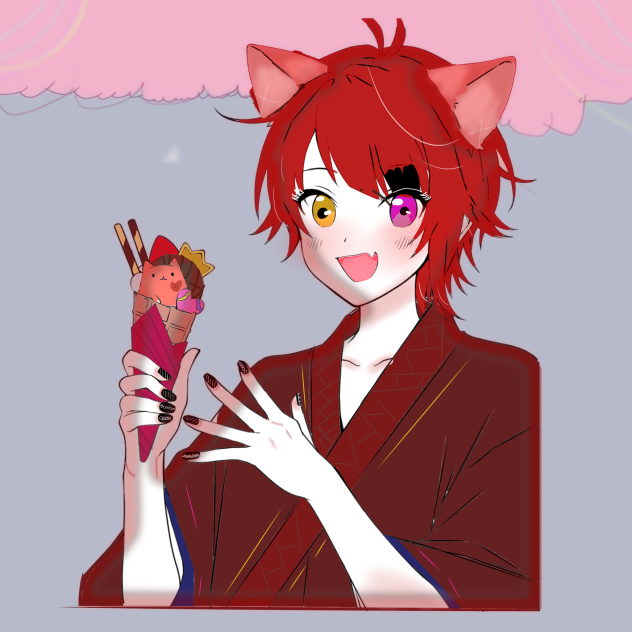 莉犬君塗り絵大会