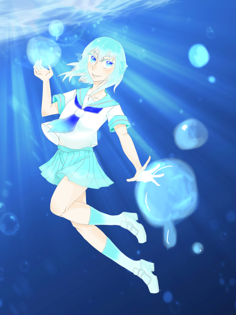 海と少女