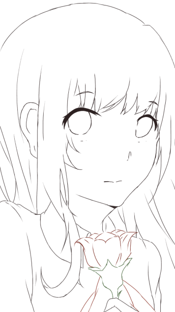 Ib 線画塗ってください