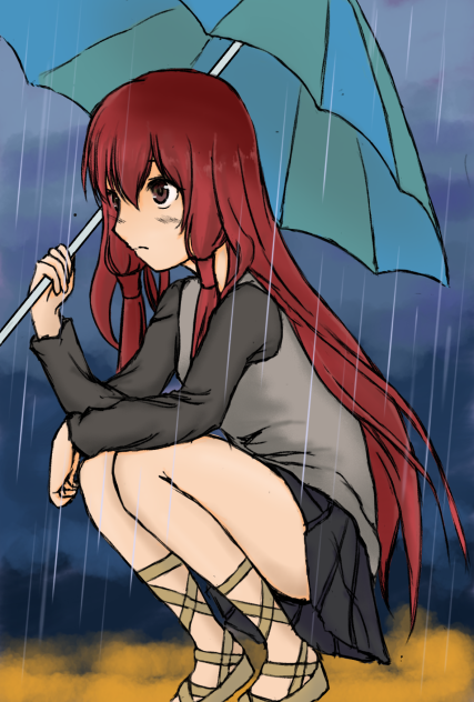 少女&雨傘